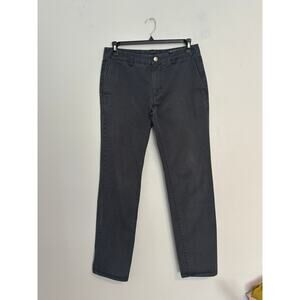 Bonobos men's slim straight navy cotton chino pants 33 x 32